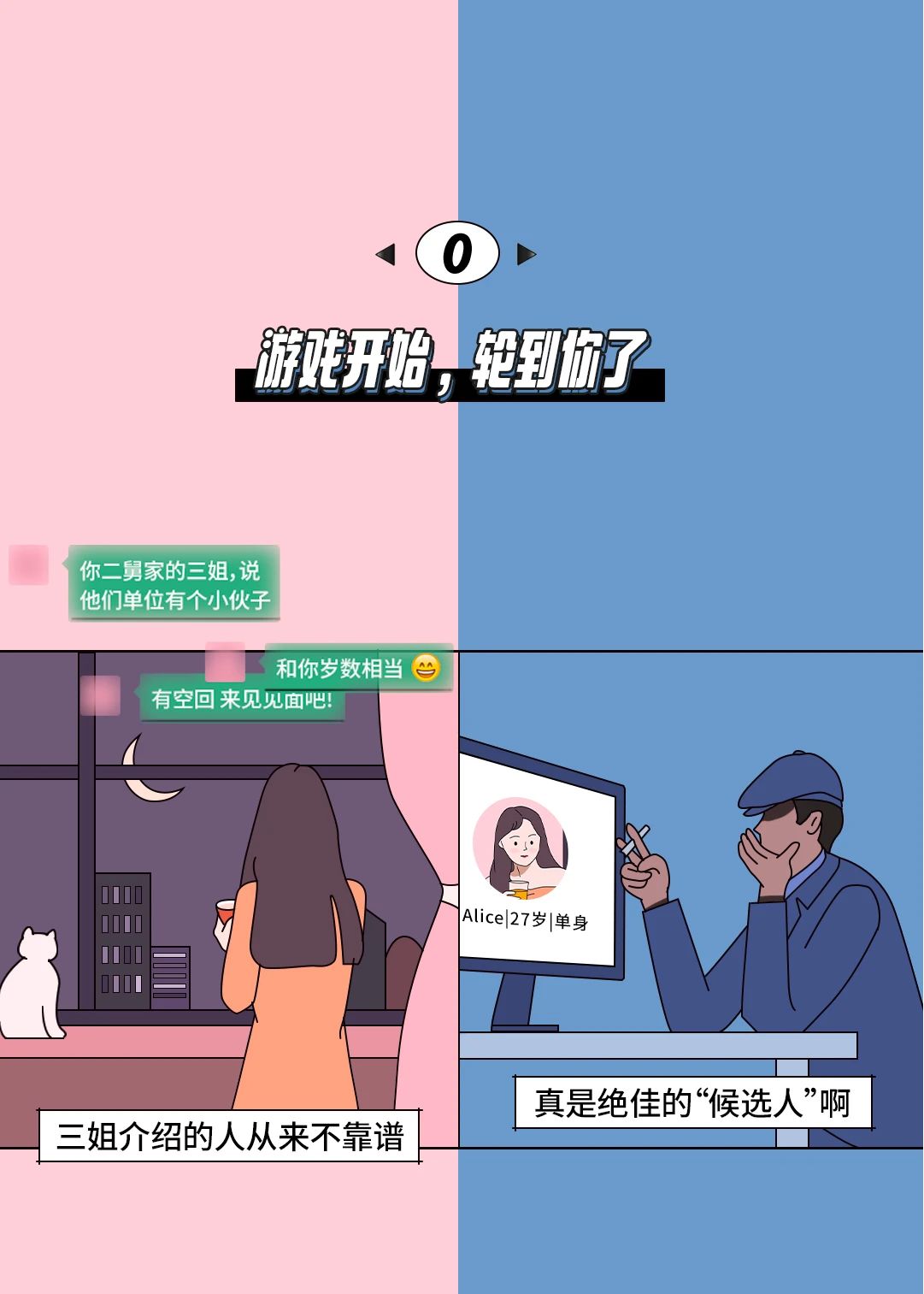 【网安滨州】谨防“甜蜜陷阱”！互联网反诈系列漫画一起看(图2)