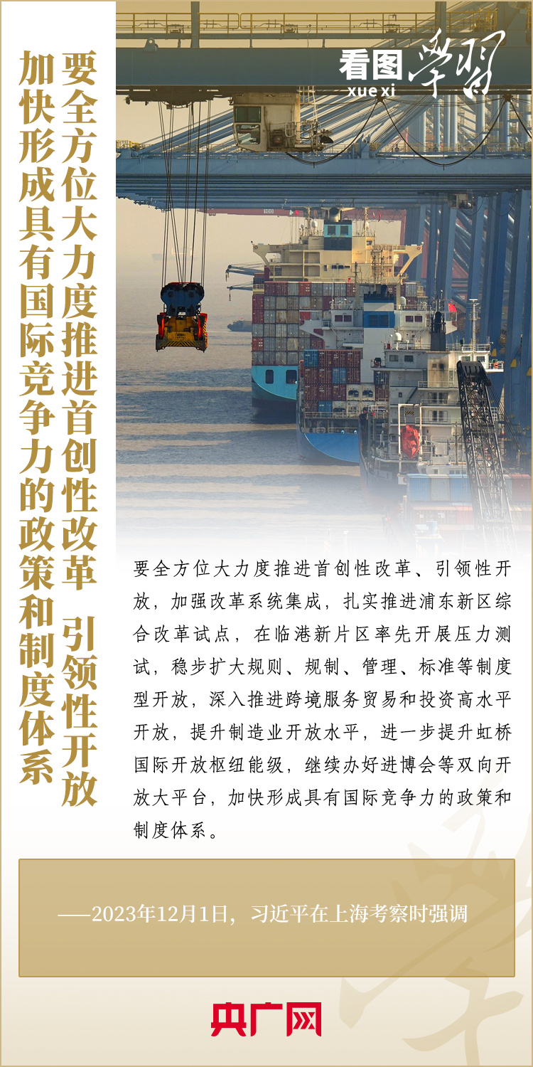 看图学习丨聚焦建设“五个中心”重要使命 总书记为上海作出明确部署(图7)